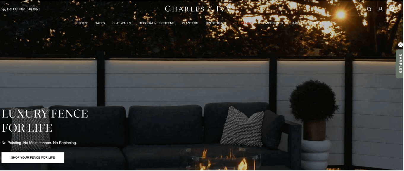 Charles & Ivy Shopify 2.0 theme for new website