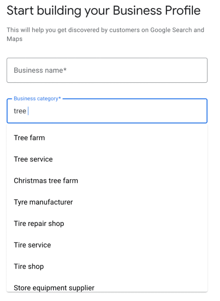 google business profile category - Paramount Digital