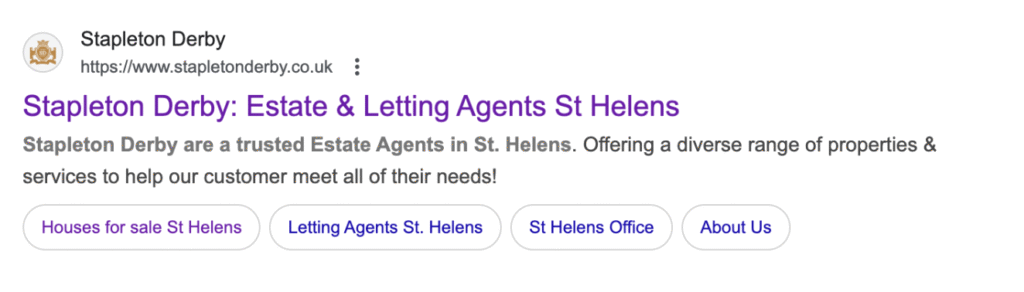 example of meta data for seo estate agents