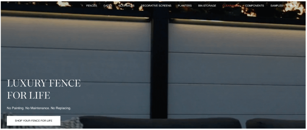 Shopify store should clearly show categories above the fold