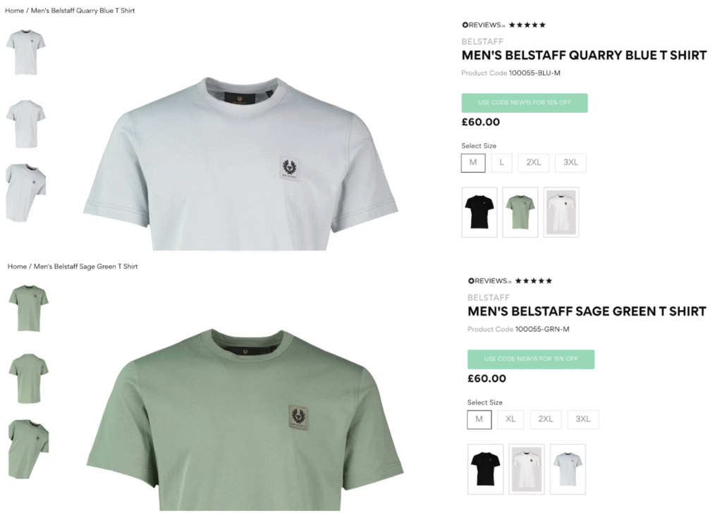 Example of how to write a product page H1
