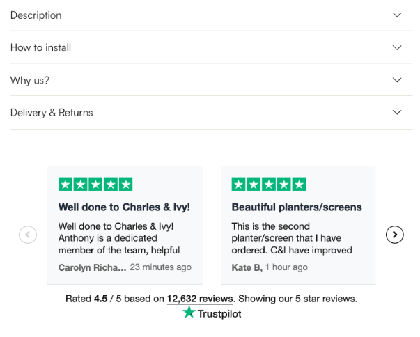Include reviews on your Shopify product page