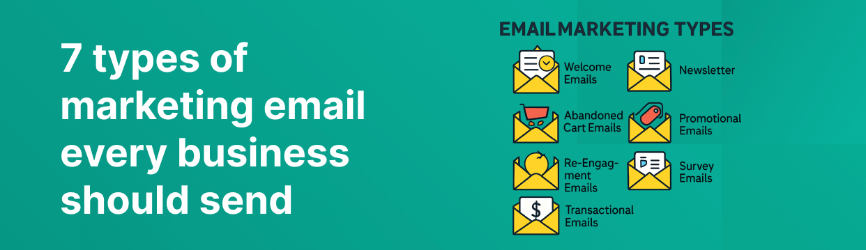 types of marketing email