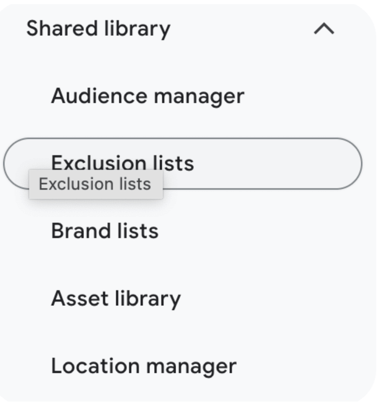 excluding audience from seeing google ad retargeting
