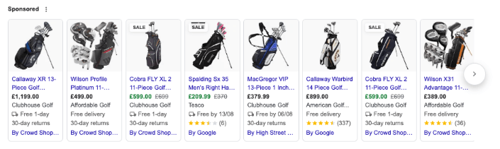 example of a ppc shopping ad